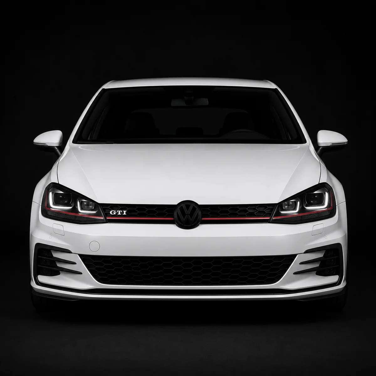 Black VW Golf MK7.5 Emblems